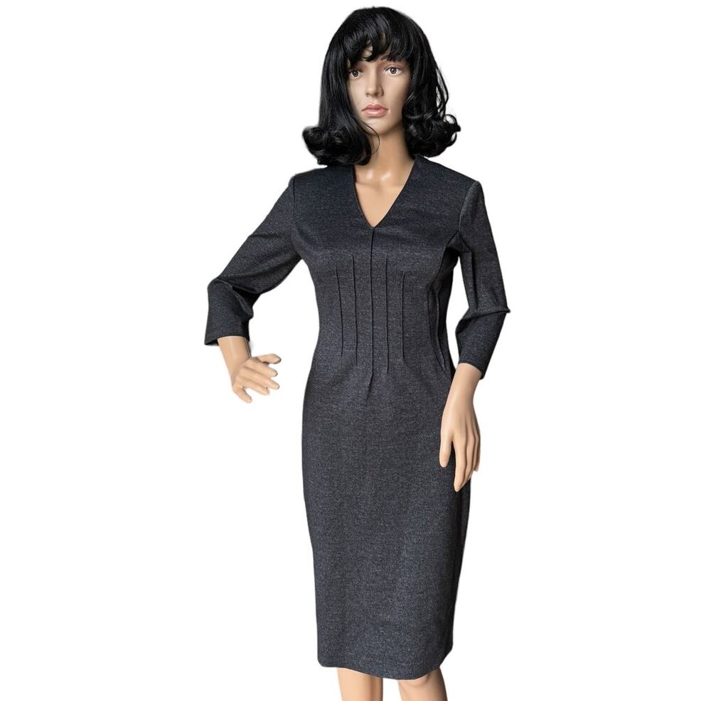 Calvin Klein Heather Gray form fitting dress size 2